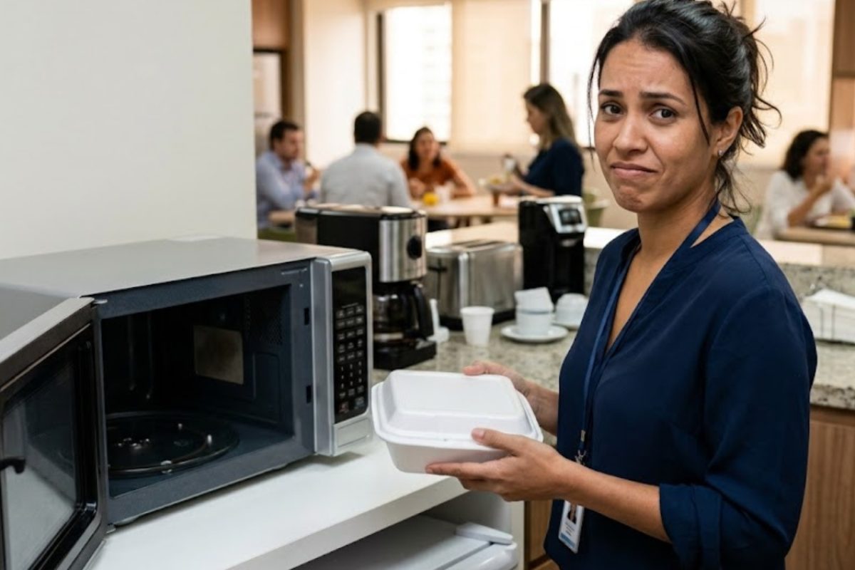 Pode esquentar marmita de isopor no micro-ondas