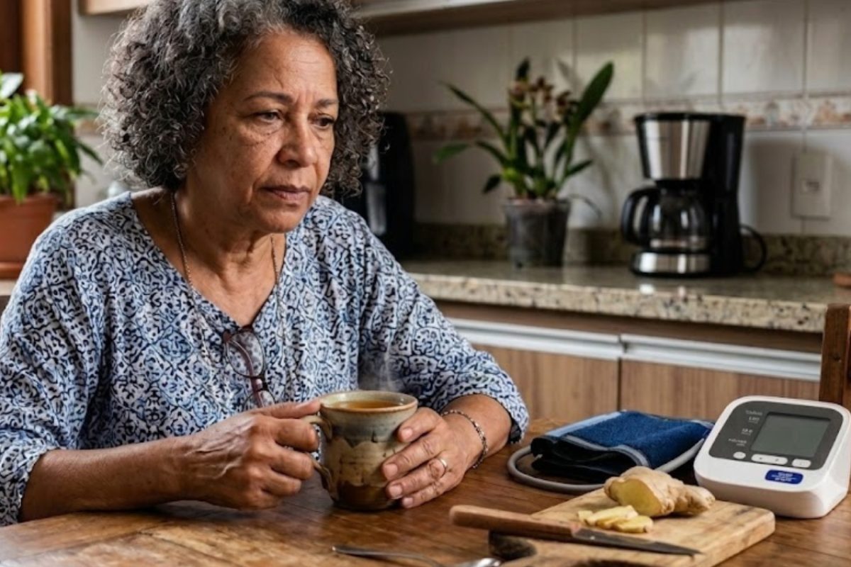 Quem tem pressão alta pode tomar chá de gengibre