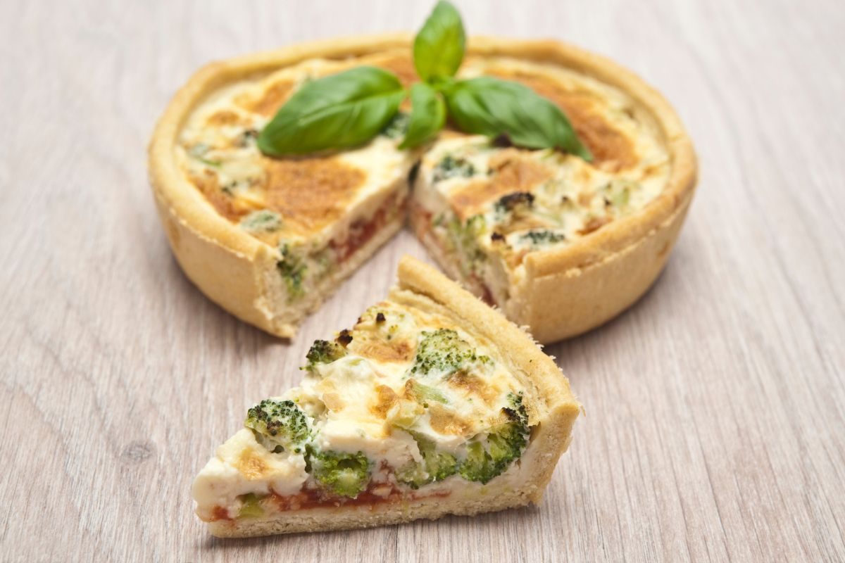 Quiche de legumes.