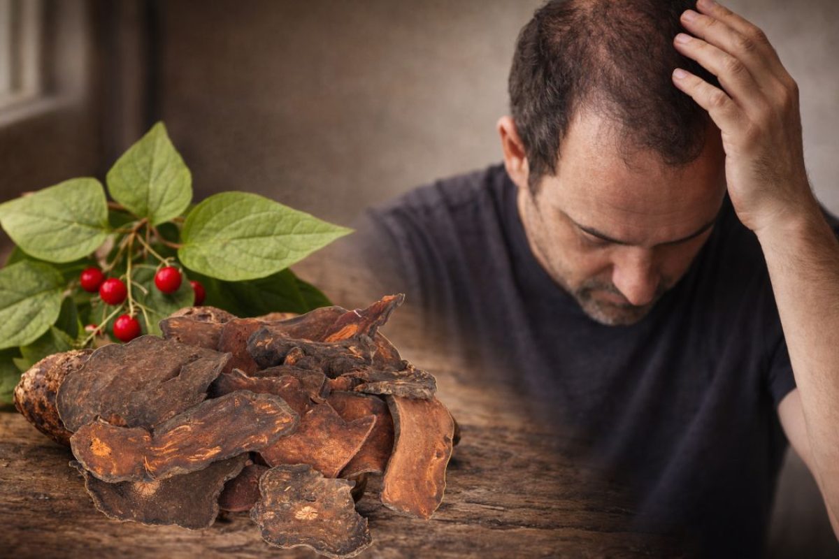 Raiz chinesa para calvíce