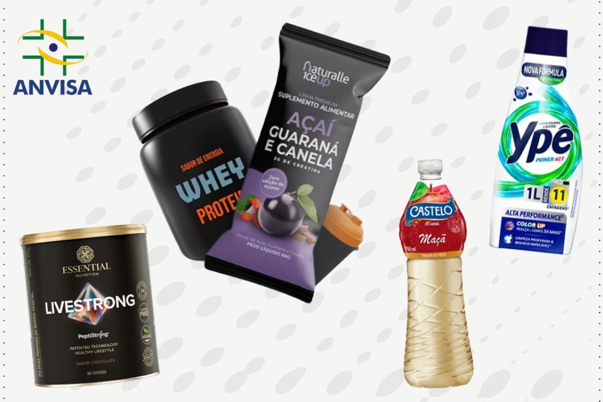 Recolhimento de produtos pela Anvisa Foto Divulgação.