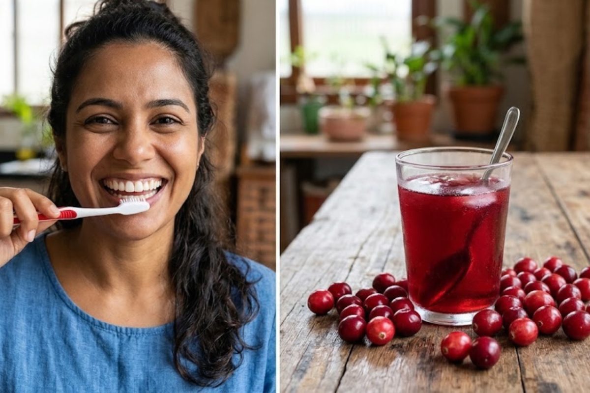 Suco de cranberry contra cáries