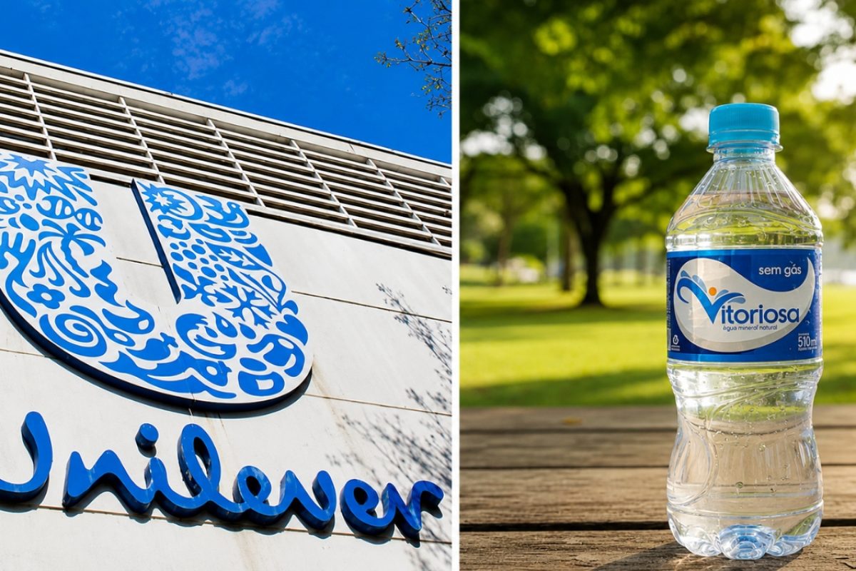 Unilever e água mineral Vitoriosa