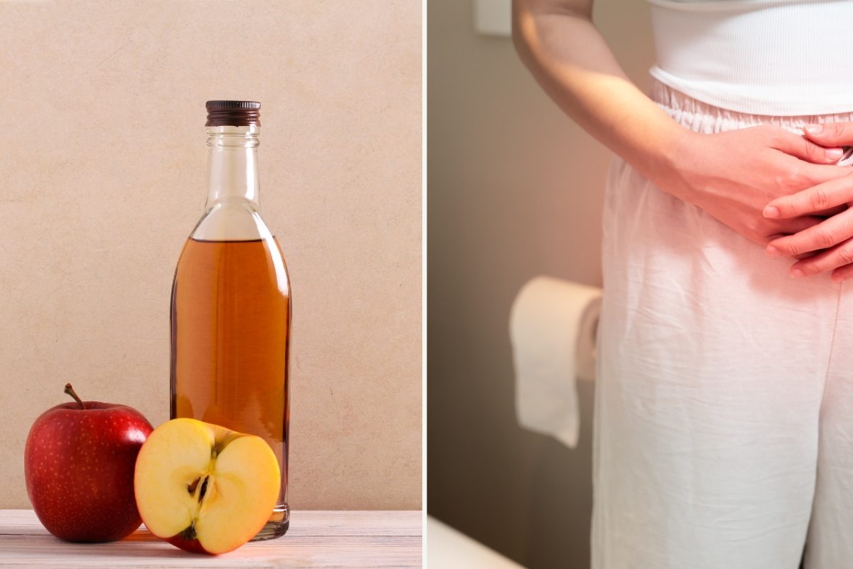 Vinagre para intestino preso