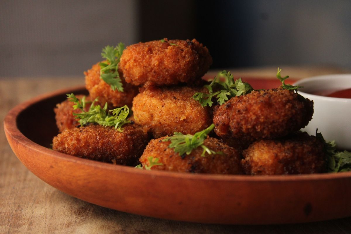 croquete de carne moída na airfryer.