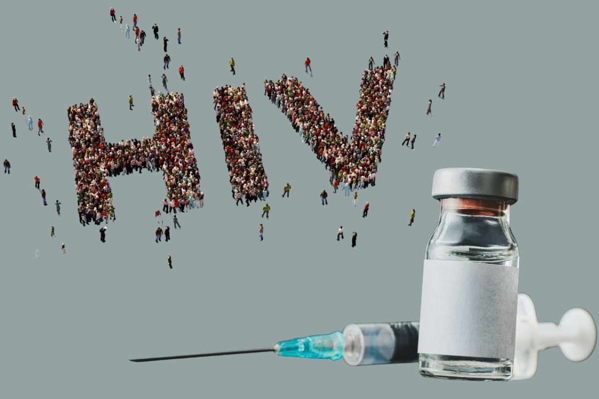 injeção contra o HIV.