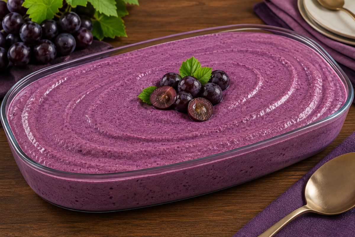 mousse de uva fit .