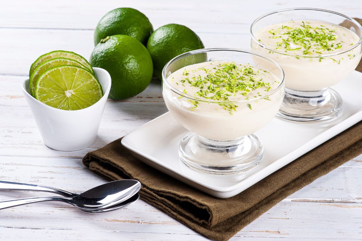 mousse de limão fit.