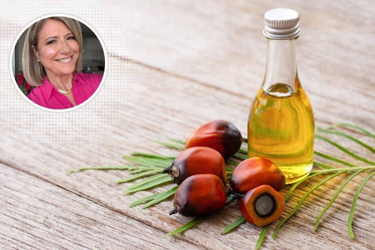 óleo de coco palmiste.