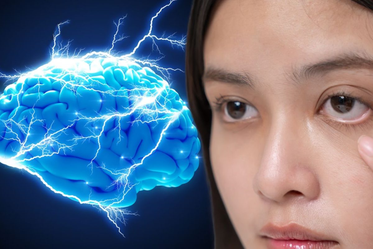 piscar dos olhos e esforço mental,