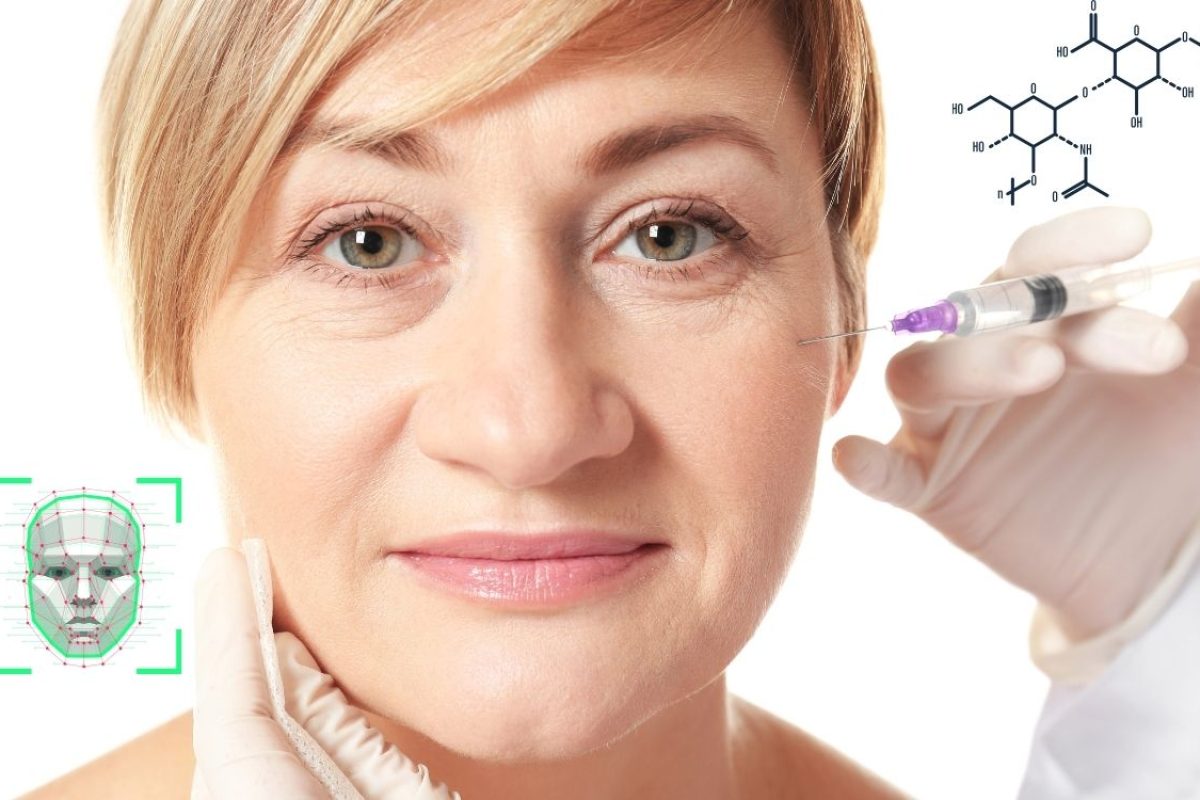 preenchimento facial com ácido hialurônico.