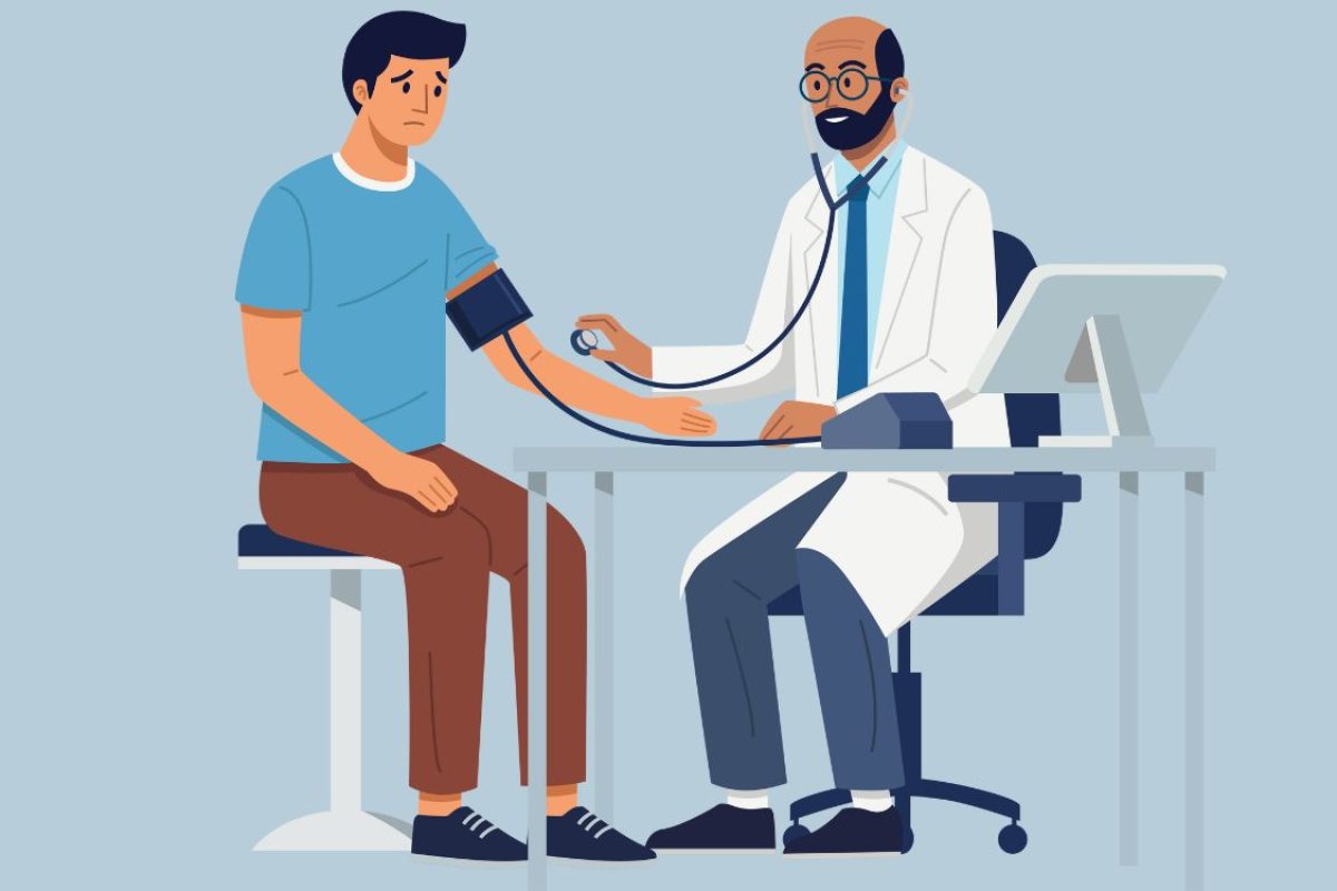 pressão alta e cérebro.