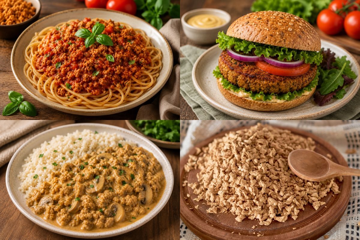 receitas com proteína de soja.