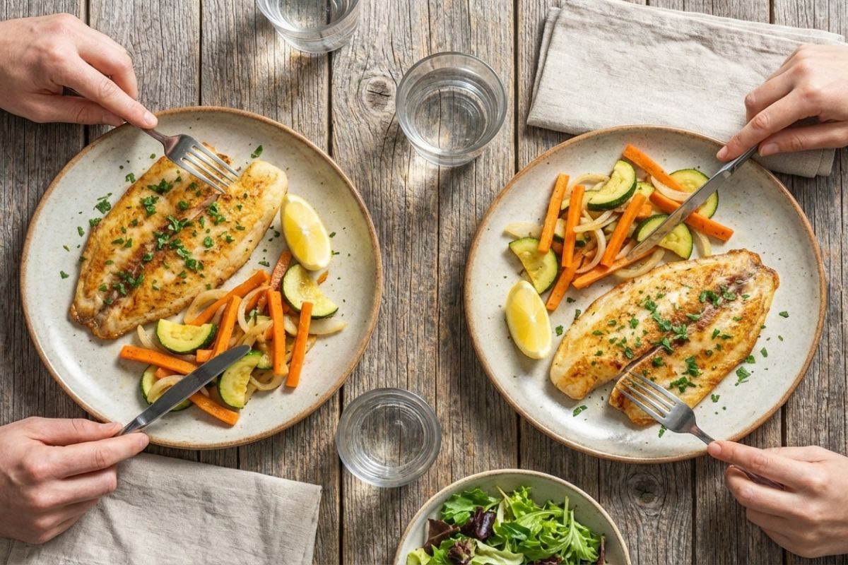 tilápia na frigideira.