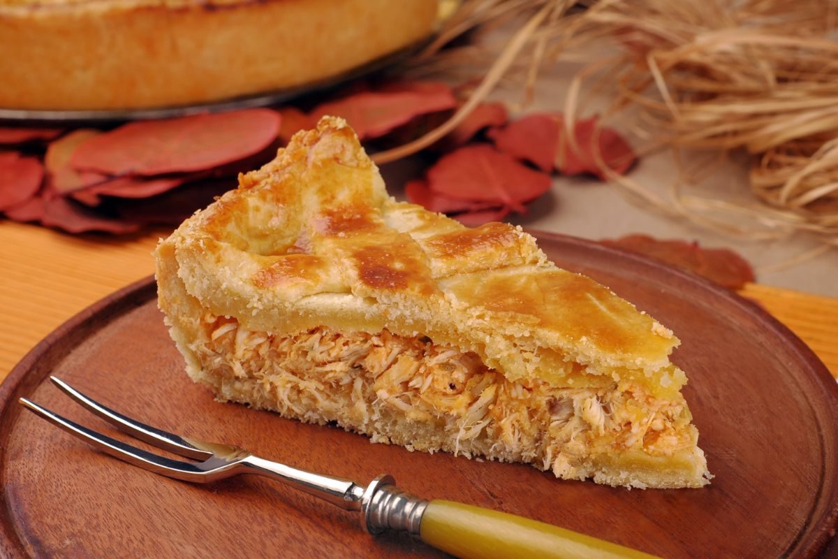 torta de frango fit.
