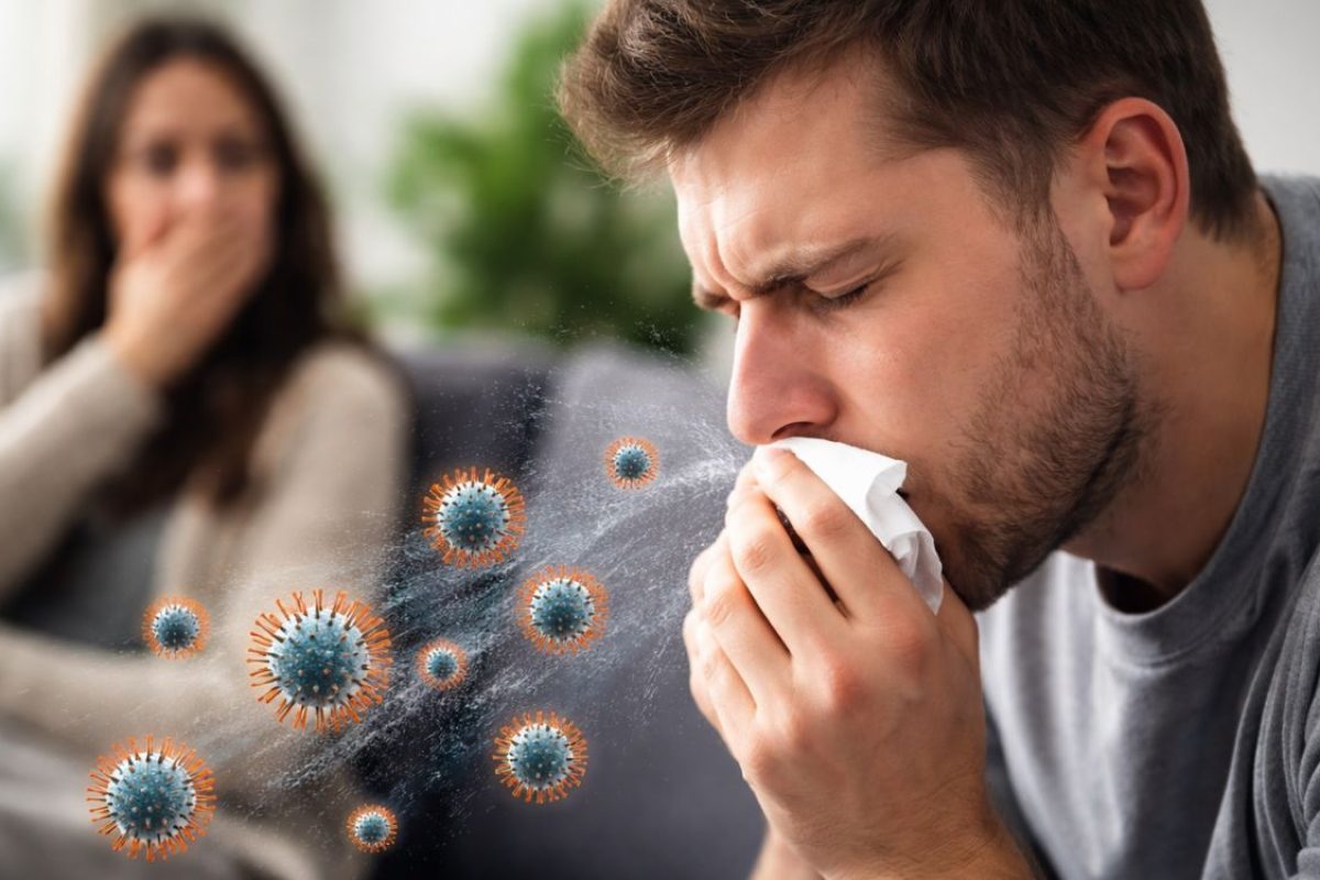 transmissão da gripe.