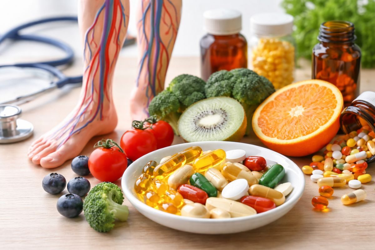 vitaminas para circulação.