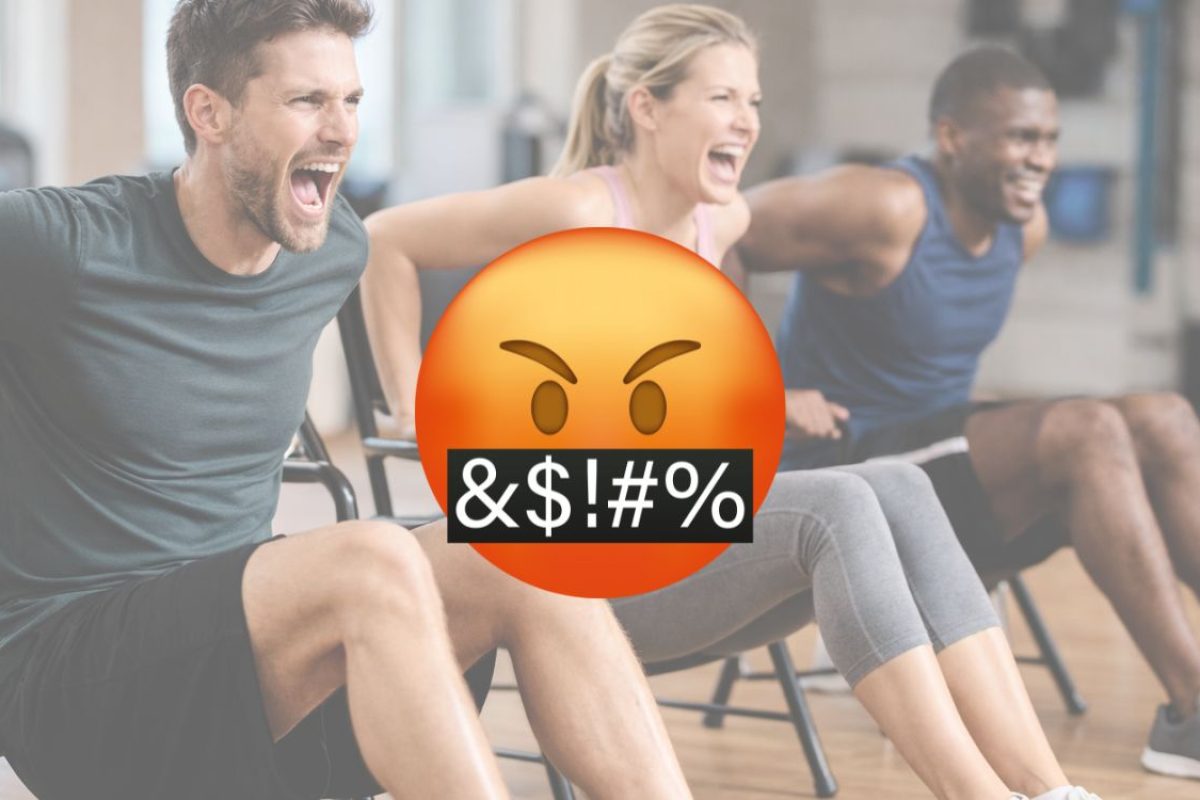 xingar melhora o desempenho físico.