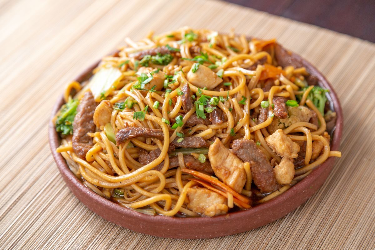 yakisoba saudável.