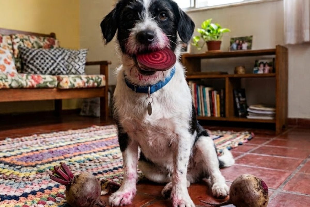 ⁠ Cachorro pode comer beterraba crua